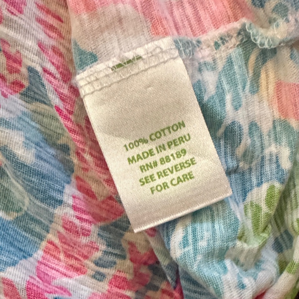 Lily Pulitzer Let’s Cha Cha Tunic Top Medium - Picture 4 of 5